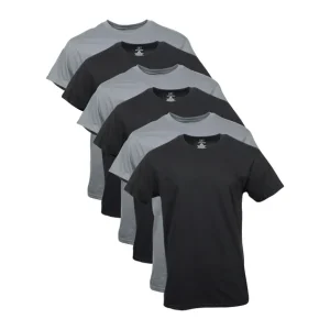 Men's Assorted Crew T-Shirts, 6-Pack