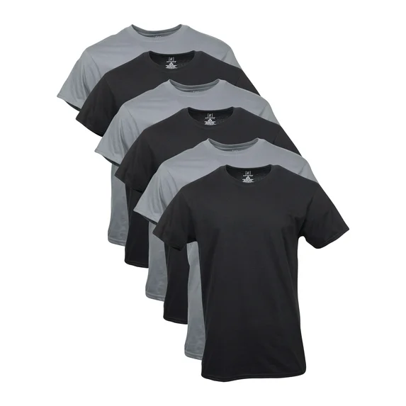 Men's Assorted Crew T-Shirts, 6-Pack